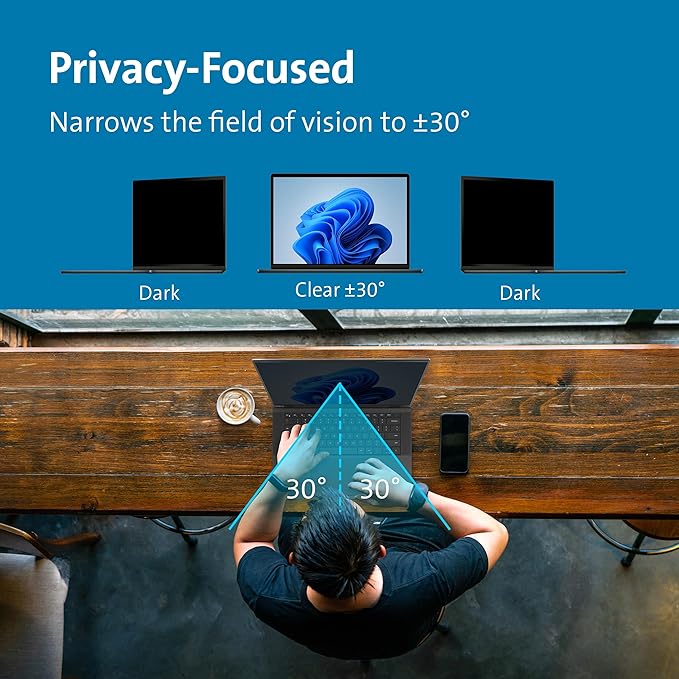 Kensington MagPro™ Magnetic Laptop Privacy Screen 16 inch, Removable 16:10 - Image 4