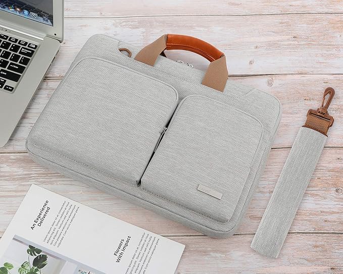 Lacdo 360° Protective Laptop Shoulder Bag - Image 7