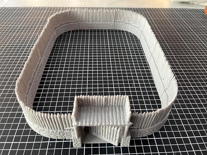 HAUTICO Tabletop RPG Village Wall Scenery and Wargame Terrain - Image 5