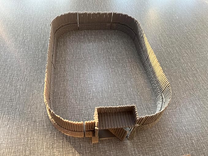 HAUTICO Tabletop RPG Village Wall Scenery and Wargame Terrain - Image 4
