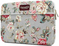 Canvaslove Rose Pattern Canvas Laptop Sleeve Case Bag by Canvaslove