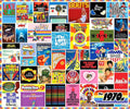 Re-marks 1970s Pop Culture Puzzle, 1500 Pieces by Re-marks