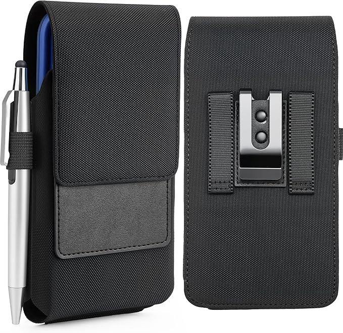 Mopaclle Extra Large Rugged Nylon Cell Phone Holster by MopacllePhoneHolster