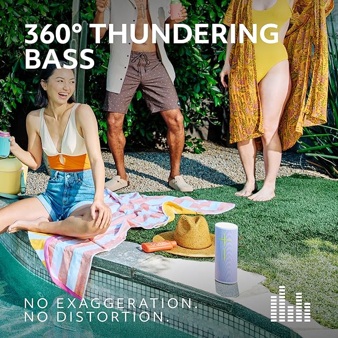 Ultimate Ears MEGABOOM 4 Portable Waterproof Bluetooth Speaker, 360-Degree Sound - Image 3