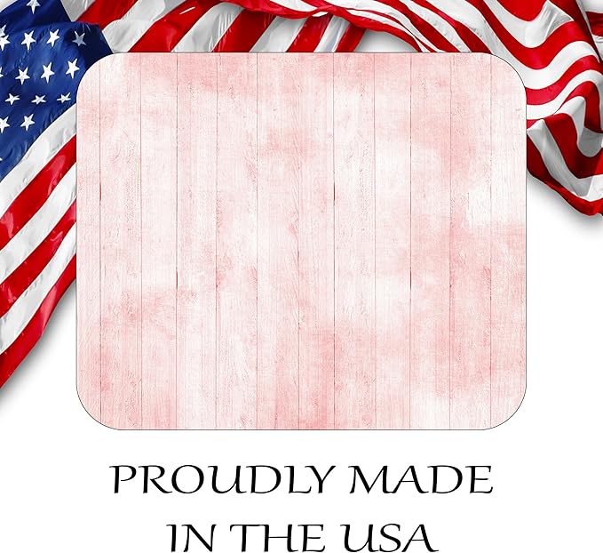 Pink Wood Decorative Colorful Mouse Pad Mat Mousepad - Image 5
