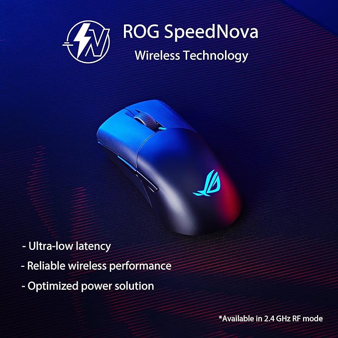 ASUS ROG Keris Wireless Aimpoint Gaming Mouse – Right-Handed Ergonomic - Image 3