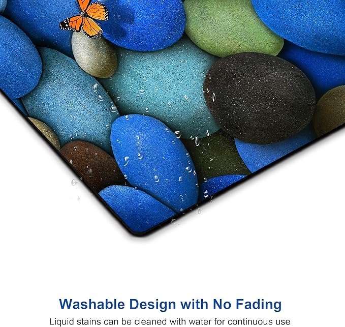 Pebbles and Butterfly Mouse pad Personalized Computer Mouse Pads Office - Image 6