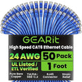 GearIT Cat 6 Ethernet Cable Pack by GEARit