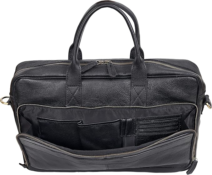 VC VINTAGE COUTURE Leather briefcase bag - Image 6