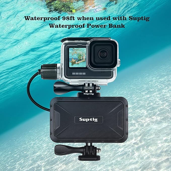 Suptig Waterproof Housing for GoPro Hero 13-9, Dive to 164Ft - Image 4