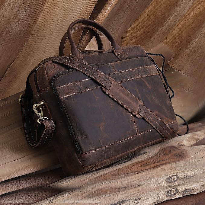 VC VINTAGE COUTURE Leather briefcase bag - Image 4