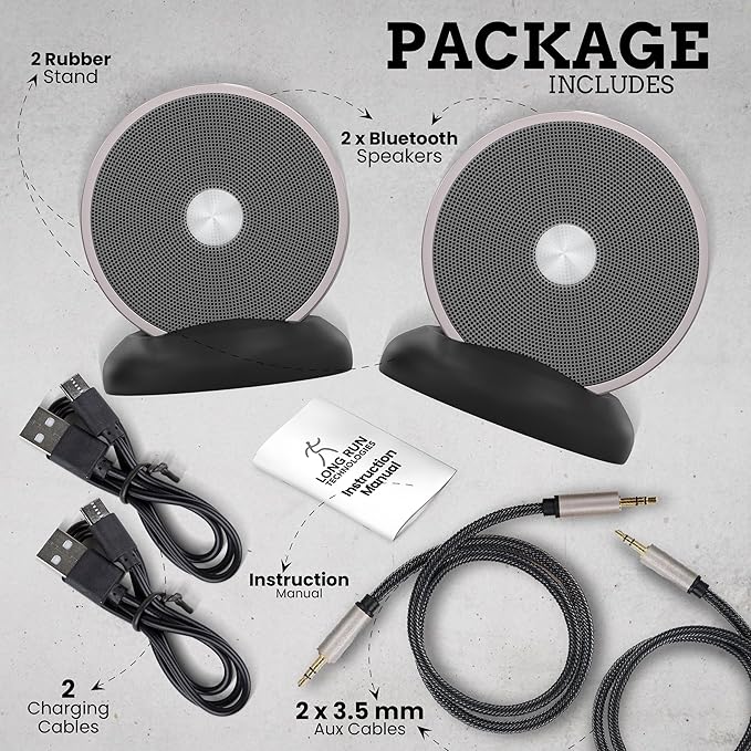 Stereo Bluetooth Speakers - Image 9