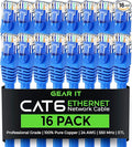 GearIT Cat 6 Ethernet Cable Cat6 Network Patch, Snagless Cord, Internet by GEARit