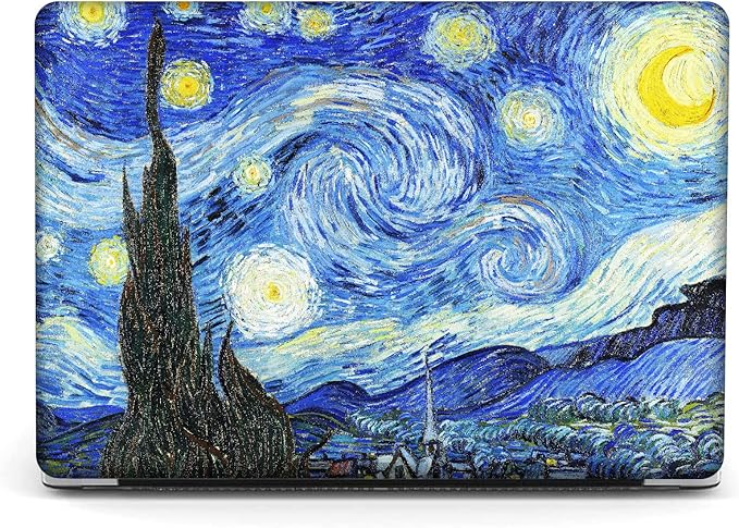 Compatible with MacBook Pro 13 inch Art Case Skin, 2020-2018 Release A1708 by BerkinArts