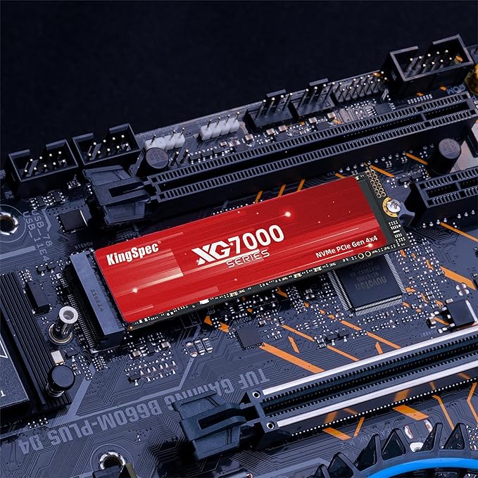 KingSpec XG7000 1TB NVMe SSD PCIe 4.0-7400MB/s Read Speed, 3D TLC NAND M.2 2280 - Image 4
