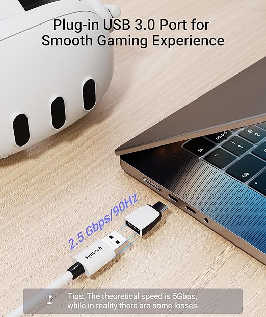 Syntech Link Cable with Charging 16FT Compatible with Oculus/Meta Quest 3S/3 - Image 3