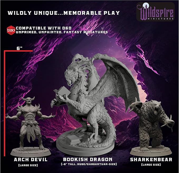 Fantasy Monsters & Bookish Dragon - Image 3