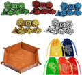 DND Dice Set 35 Pcs Polyhedral Dungeons and Dragons Rolling Dice by PUGED