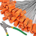60 Pieces Security Cable Seals, Metal Number Security Tags by Unknown