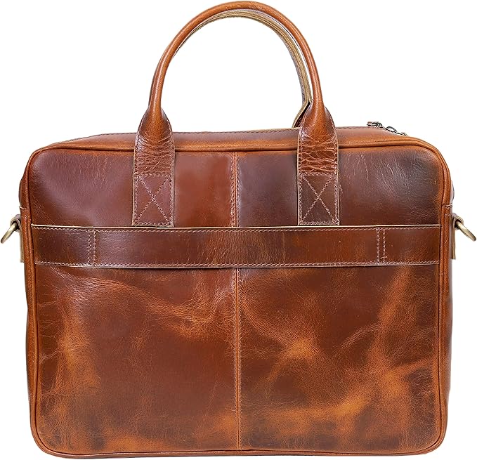VC VINTAGE COUTURE Leather briefcase bag - Image 8