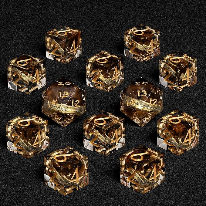 D6 Dice Set – 10× Six-Sided Resin Dice - Image 6