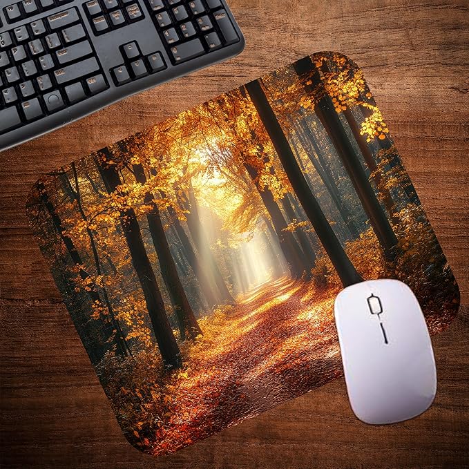 Fall Season Mouse Pad Mat Mousepad - Image 4